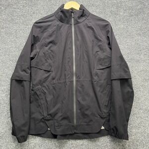 Lululemon Lightweight Jacket Women's 10 Black Full Zip Mock Neck Athletic